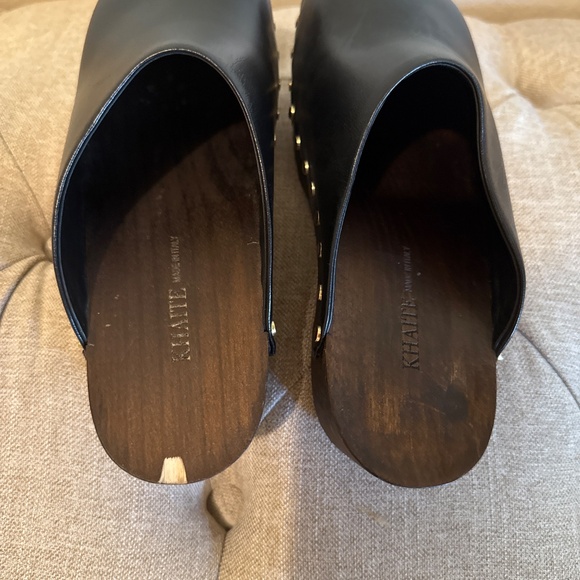 KHAITE Lucca Studded Leather Clogs in Size 37 - Picture 3 of 6